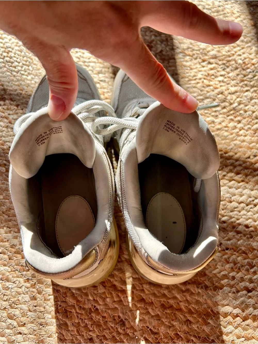 Michael Kors Beige and Cream Women’s Chunky Sneakers
